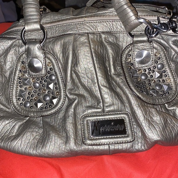 Marciano Handbags - MARCIANO Bag.Metallic Bronze hint of Gold. Hard Rock&Roll Contemporary handbag